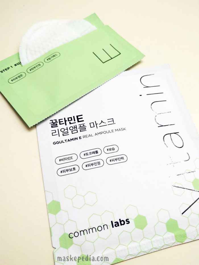 Common Labs Ggultamin E Real Ampoule Mask